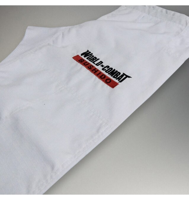 Calça Rip Stop Jiu-Jitsu Avulsa World Combat Bushido - Branco