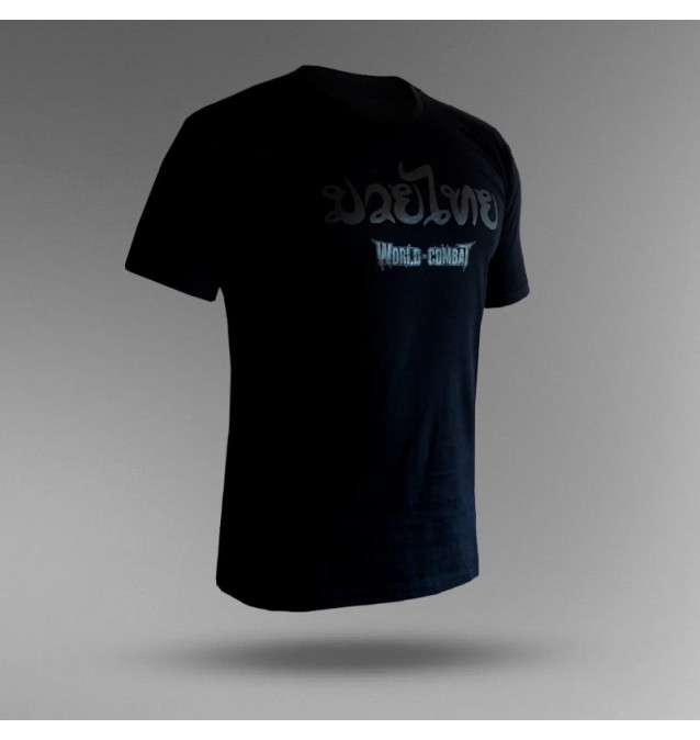 Camiseta World Combat Muay Thai - Black/Black