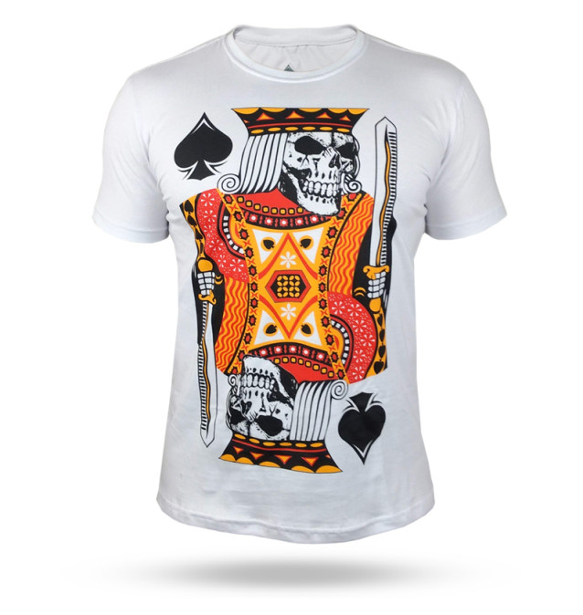 Camiseta Black Ace The King of Gamble - Branca