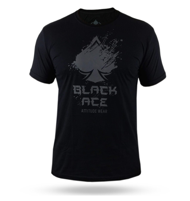 Camiseta Black Ace Explode - Preto