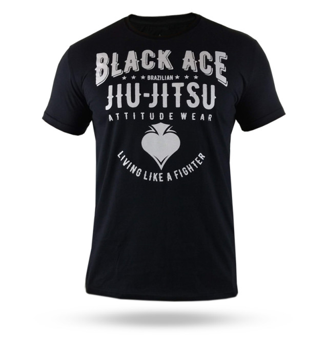 Camiseta Black Ace BJJ - Preto