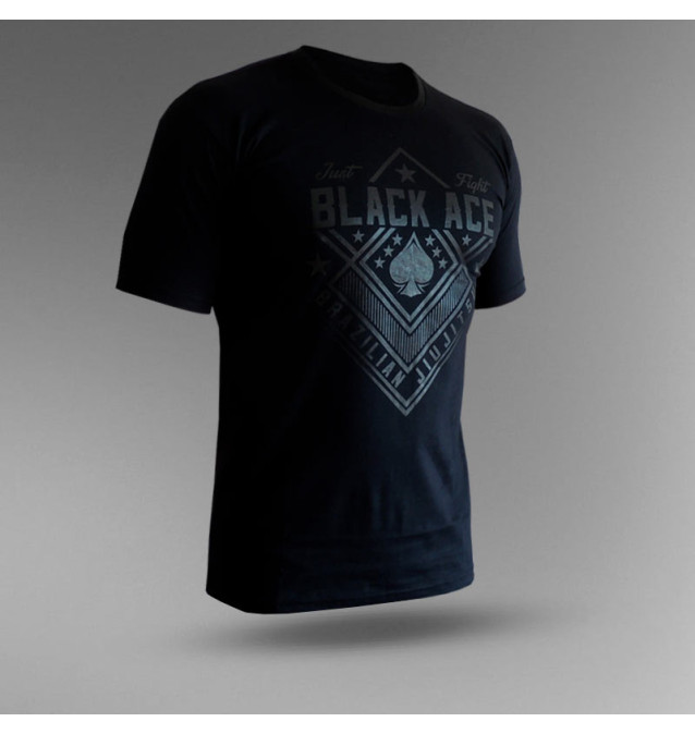 Camiseta Black Ace Just Fight Limited Edition - Black/Black