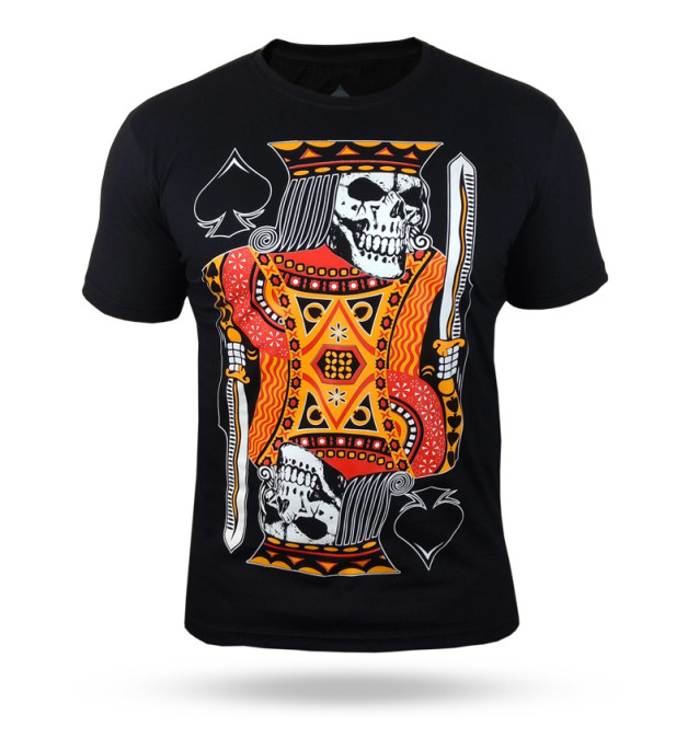 Camiseta Black Ace The King of Gamble - Preta