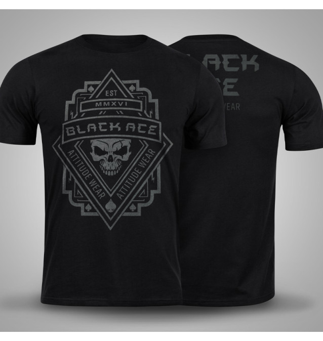 Camiseta Black Ace Rage - Preto