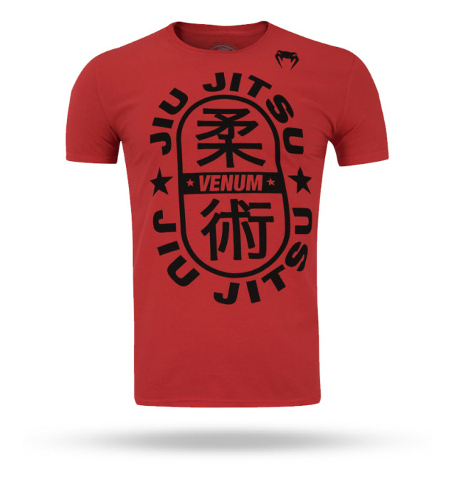 Camiseta Venum Jiu-Jitsu Star - Vermelho