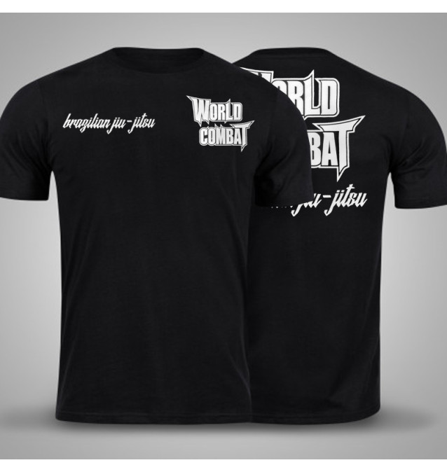Camiseta World Combat Jiu-Jitsu - Preta