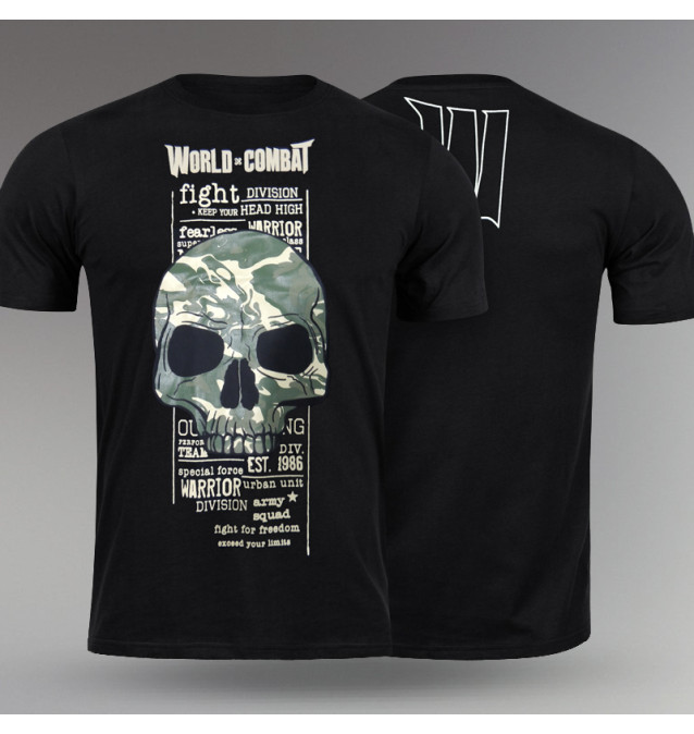 Camiseta World Combat Fight Division - Preto