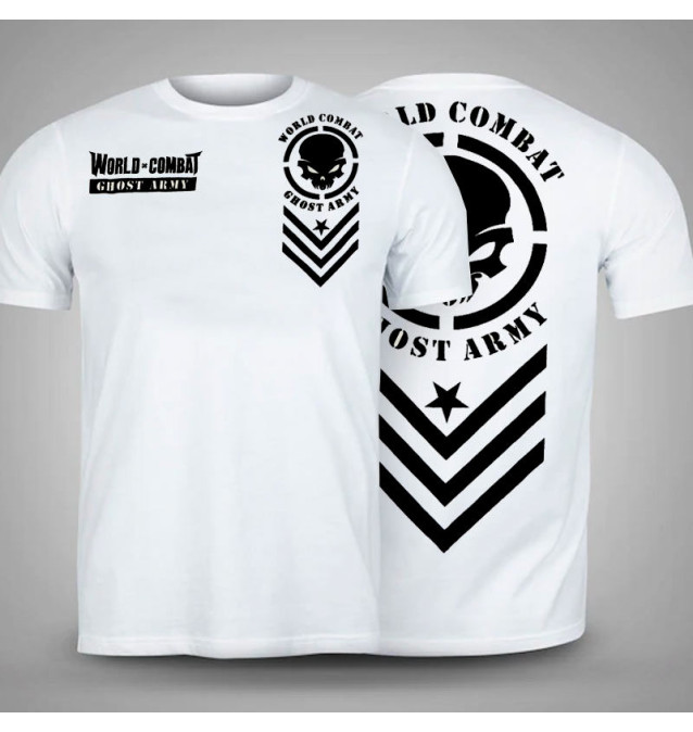 Camiseta World Combat Ghost Army - Branco