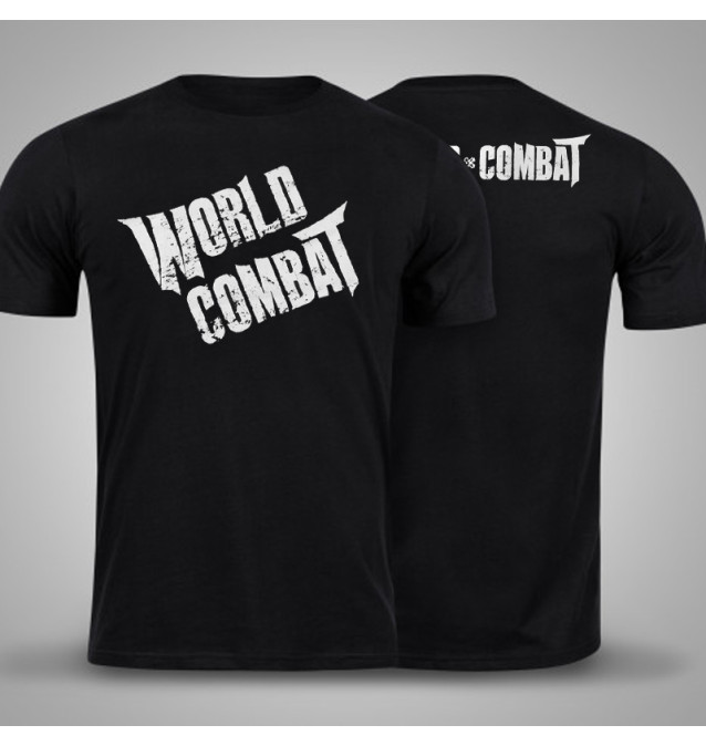 Camiseta World Combat Logo - Preta