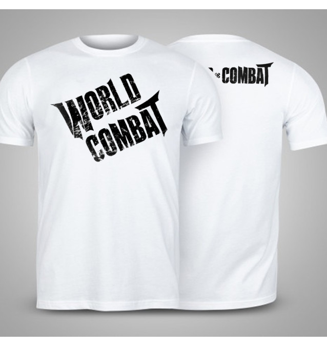Camiseta World Combat Logo - Branca