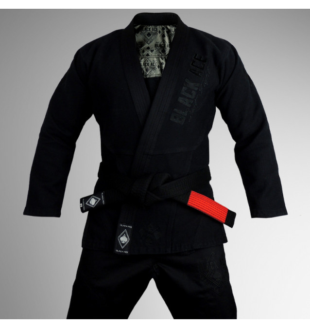 Kimono Black Ace Just Fight Limited Edition - Black/Black