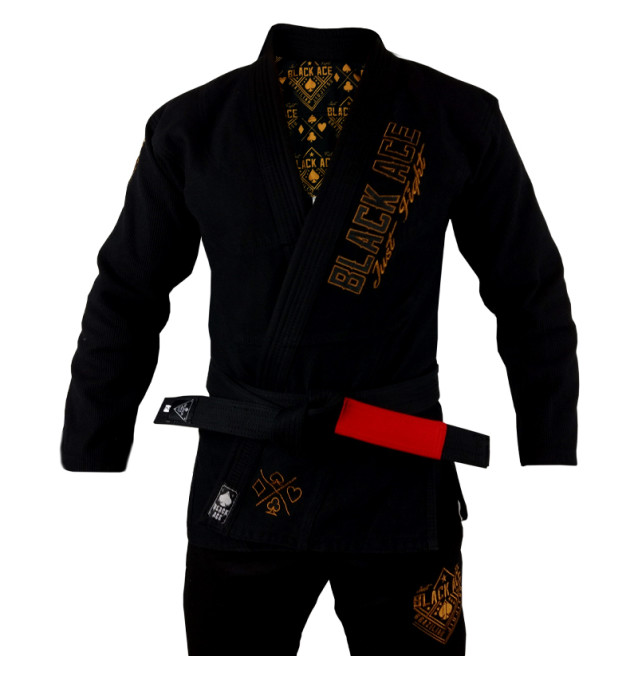 Kimono Black Ace Just Fight - Black Gold