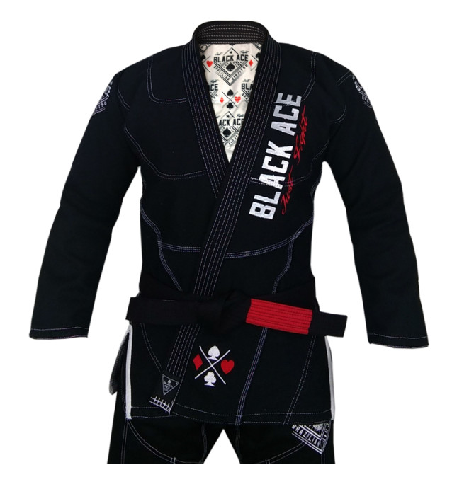 Kimono Black Ace Just Fight - Preto
