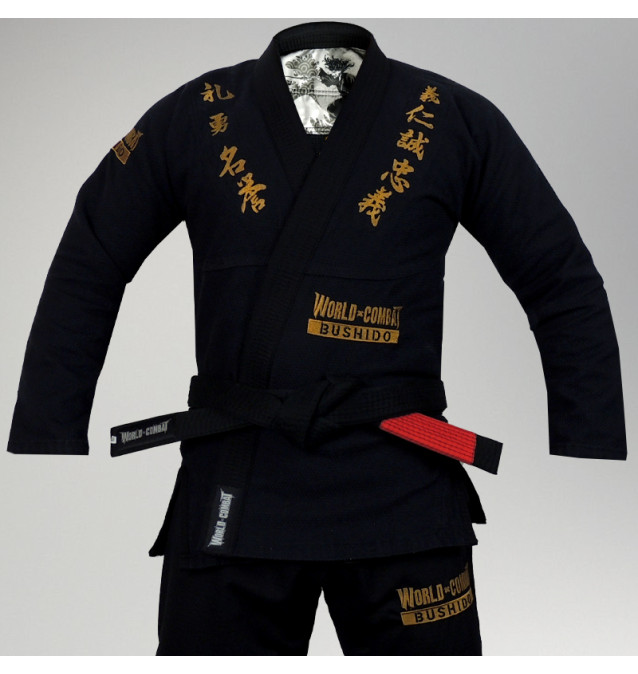 Kimono World Combat Bushido - Black/Gold