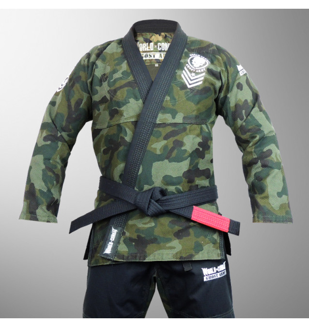 Kimono World Combat Ghost Army - Camuflado e Preto