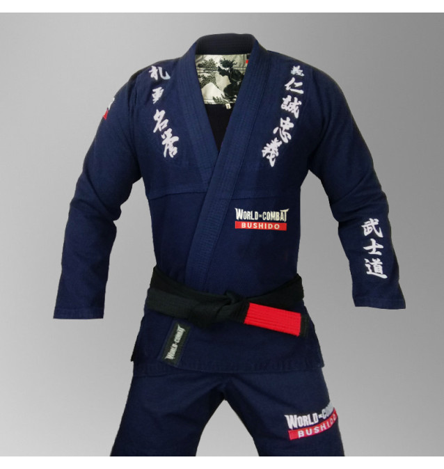 Kimono World Combat Bushido - Marinho
