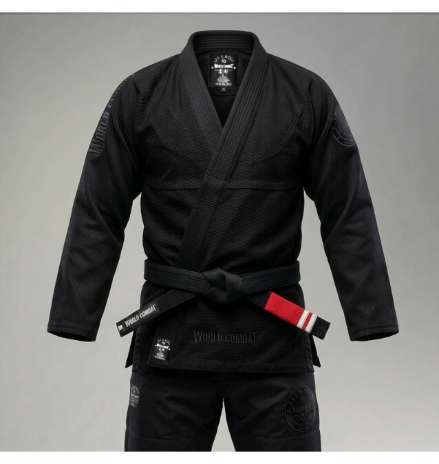 Kimono World Combat New Let's Roll - Black Black