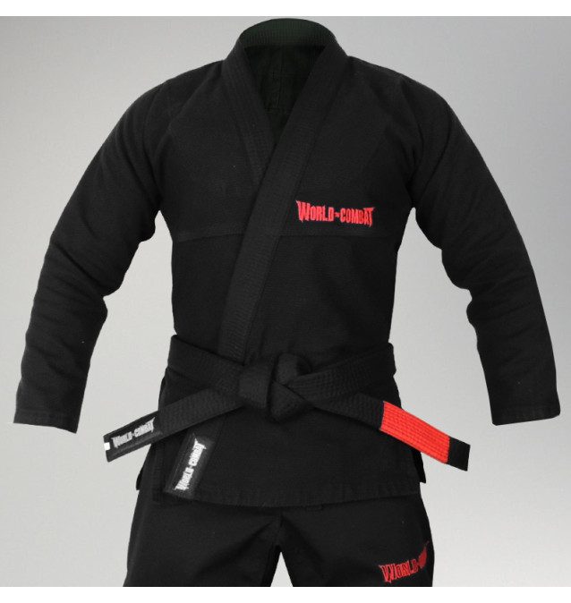 Kimono World Combat Jiu-Jitsu Shield - Preto