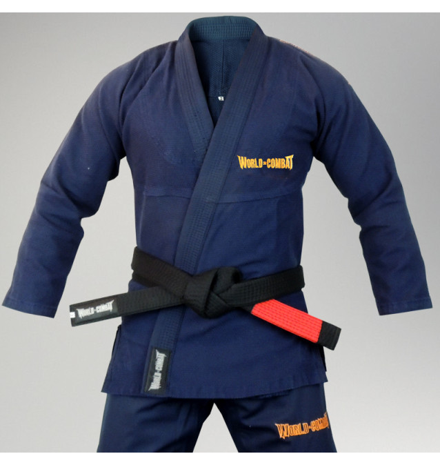 Kimono World Combat Jiu-Jitsu Shield - Azul Marinho