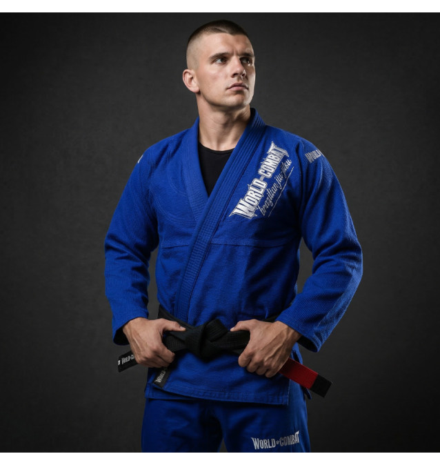 Kimono World Combat BJJ - Azul