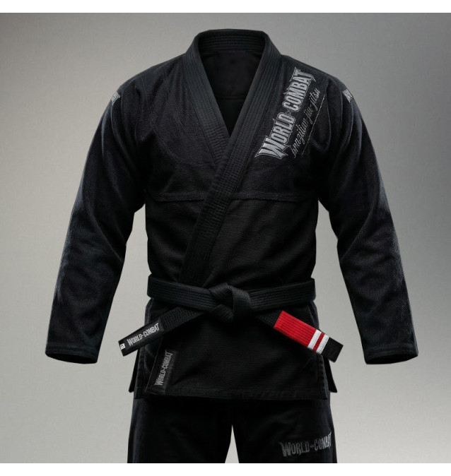 Kimono World Combat BJJ - Preto