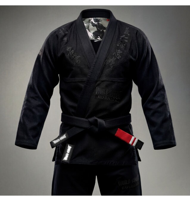 Kimono World Combat Bushido - Black/Black