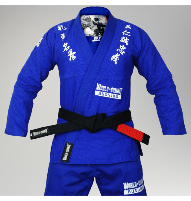 Kimono World Combat Bushido - Blue/Ice