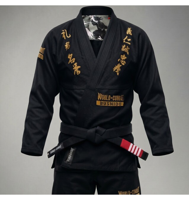 Kimono World Combat Bushido - Black/Gold