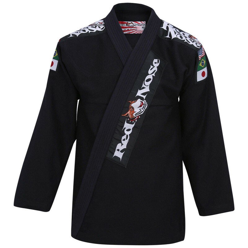 Kimono Red Nose Top World Jiu Jitsu Preto