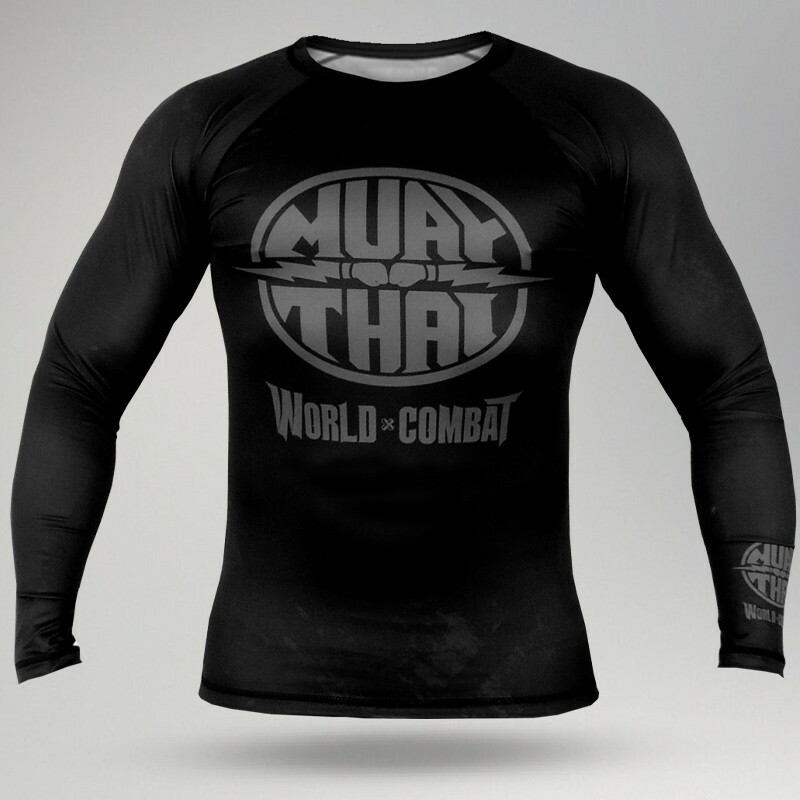 Rash Guard World Combat Muay Thai Power