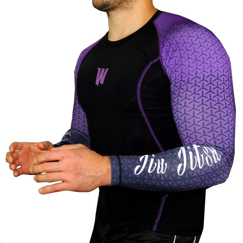 Rash Guard JiuJitsu World Combat Let's Roll
