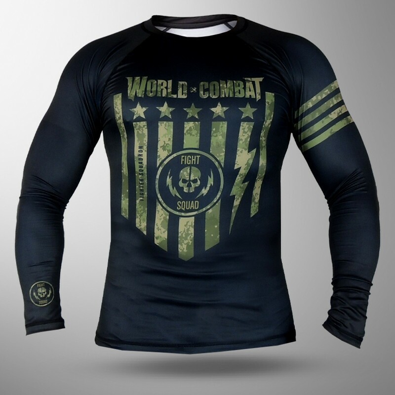 Rash Guard World Combat Squad