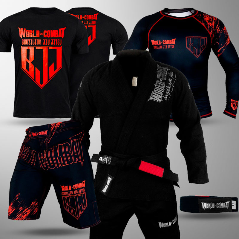 Kimono World Combat Rash Guard Short Fight