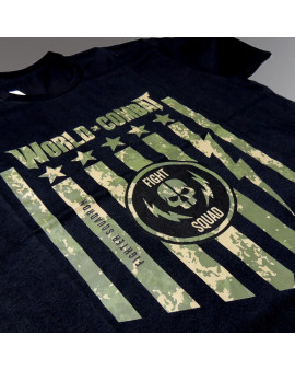 Camiseta World Combat Squad - Preto
