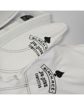 Kimono Black Ace Jiu-Jitsu Competitor - Branco