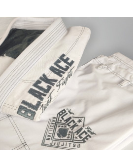 Kimono Black Ace Just Fight - Ice/Gray