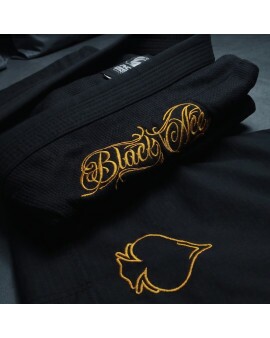 Kimono Black Ace Player - Preto e Dourado