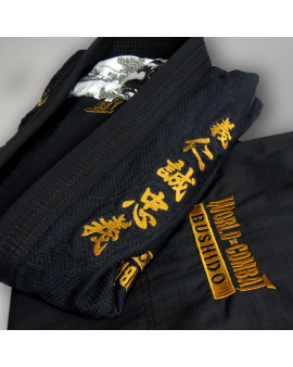Kimono World Combat Bushido - Black/Gold