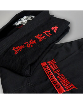 Kimono World Combat Bushido - Black/Red