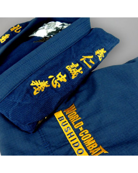 Kimono World Combat Bushido - Navy/Gold