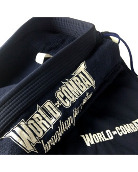 Kimono World Combat BJJ - Azul Marinho