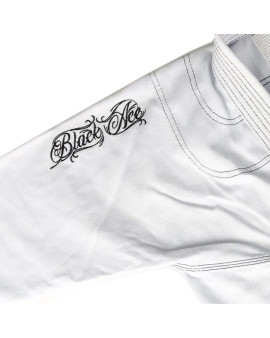 Kimono INFANTIL Trançado Black Ace Player - Branco