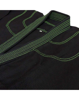 Wagui (Jaleco) Classic - Preto e Verde