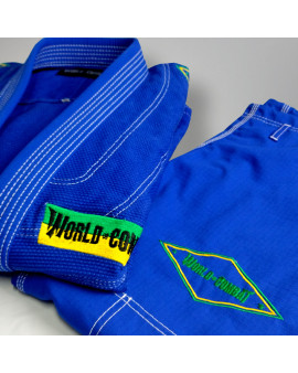 Kimono World Combat Brasil - Azul