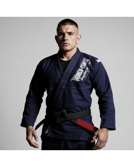 Kimono World Combat BJJ - Azul Marinho