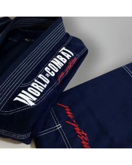 Kimono World Combat Competidor - Azul Marinho