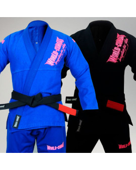 Kit: 2 Kimonos Feminino World Combat BJJ + Brinde