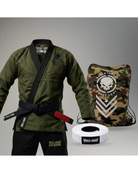 Kit: Kimono World Combat Ghost Army + Faixa World Combat + Mochila World Combat