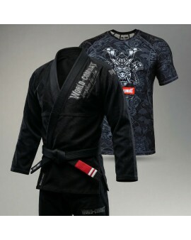 Kit: Kimono World Combat BJJ + Rash Guard World Combat Samurai Warrior
