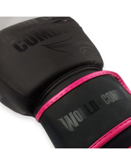 Luva World Combat Shock - Black Pink